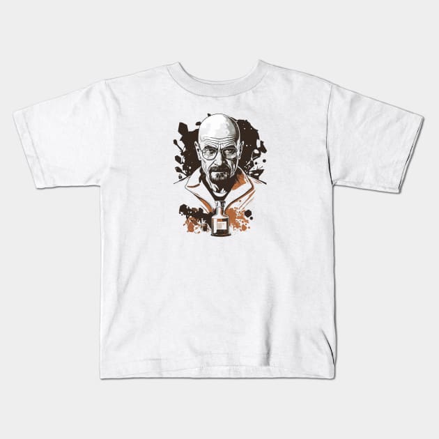 Walter White Graphic Design - Original Artwork Kids T-Shirt by Labidabop